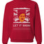 Let It Snow Funny Pablo Escobar Narcos Cocaine Drugs Xmas Christmas Unisex Crewneck Graphic Sweatshirt