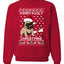 Merry Pugly Christmas Christmas Unisex Crewneck Graphic Sweatshirt