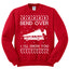 Bend Over and I'll Show You Christmas Unisex Crewneck Graphic Sweatshirt