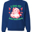 I Do it for the Hos Xmas Ugly Christmas Sweater Christmas Unisex Crewneck Graphic Sweatshirt