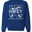 Christmas Wifey Love Ugly Christmas Sweater  Christmas Unisex Crewneck Graphic Sweatshirt