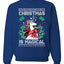 Christmas Is Magical Unicorn Christmas Unisex Crewneck Graphic Sweatshirt