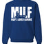 MILF Man I love Fishing Fisherman Lover Humor  Fishing Unisex Crewneck Graphic Sweatshirt