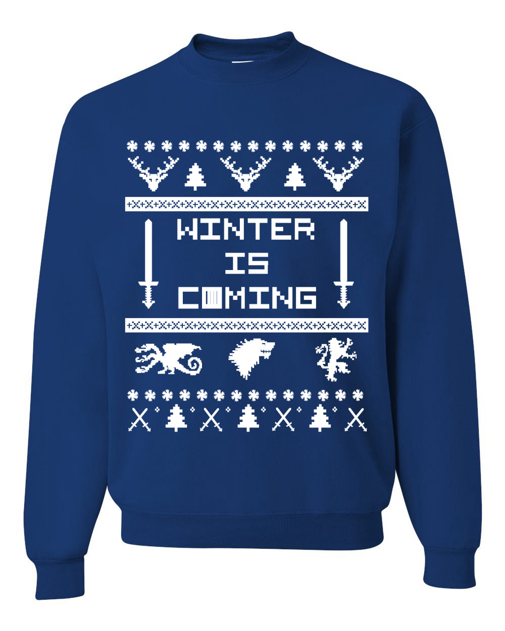 Winter is Coming | GoT Christmas Unisex Crewneck Graphic Sweatshirt