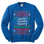 Merry Christmas Holiday Alphabet Christmas Unisex Crewneck Graphic Sweatshirt