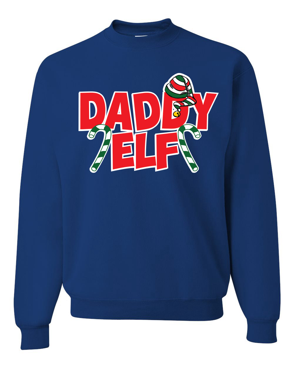 Daddy Elf Christmas Unisex Crewneck Graphic Sweatshirt