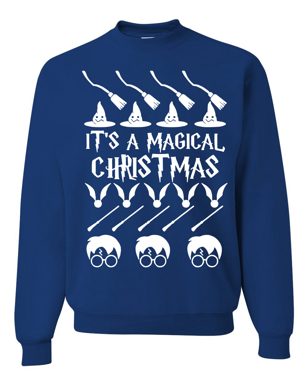 It's A Magical Christmas Wizard Christmas Unisex Crewneck Graphic Sweatshirt