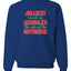 Jolliest Bunch of Assholes Nuthouse Christmas Unisex Crewneck Graphic Sweatshirt