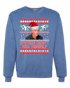 Epstein Didn't Kill Himself Funny Santa Holidays Xmas Christmas Unisex Crewneck Graphic Sweatshirt