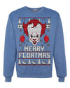 Merry Floatmas | IT Clown Christmas Unisex Crewneck Graphic Sweatshirt