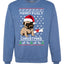 Merry Pugly Christmas Christmas Unisex Crewneck Graphic Sweatshirt