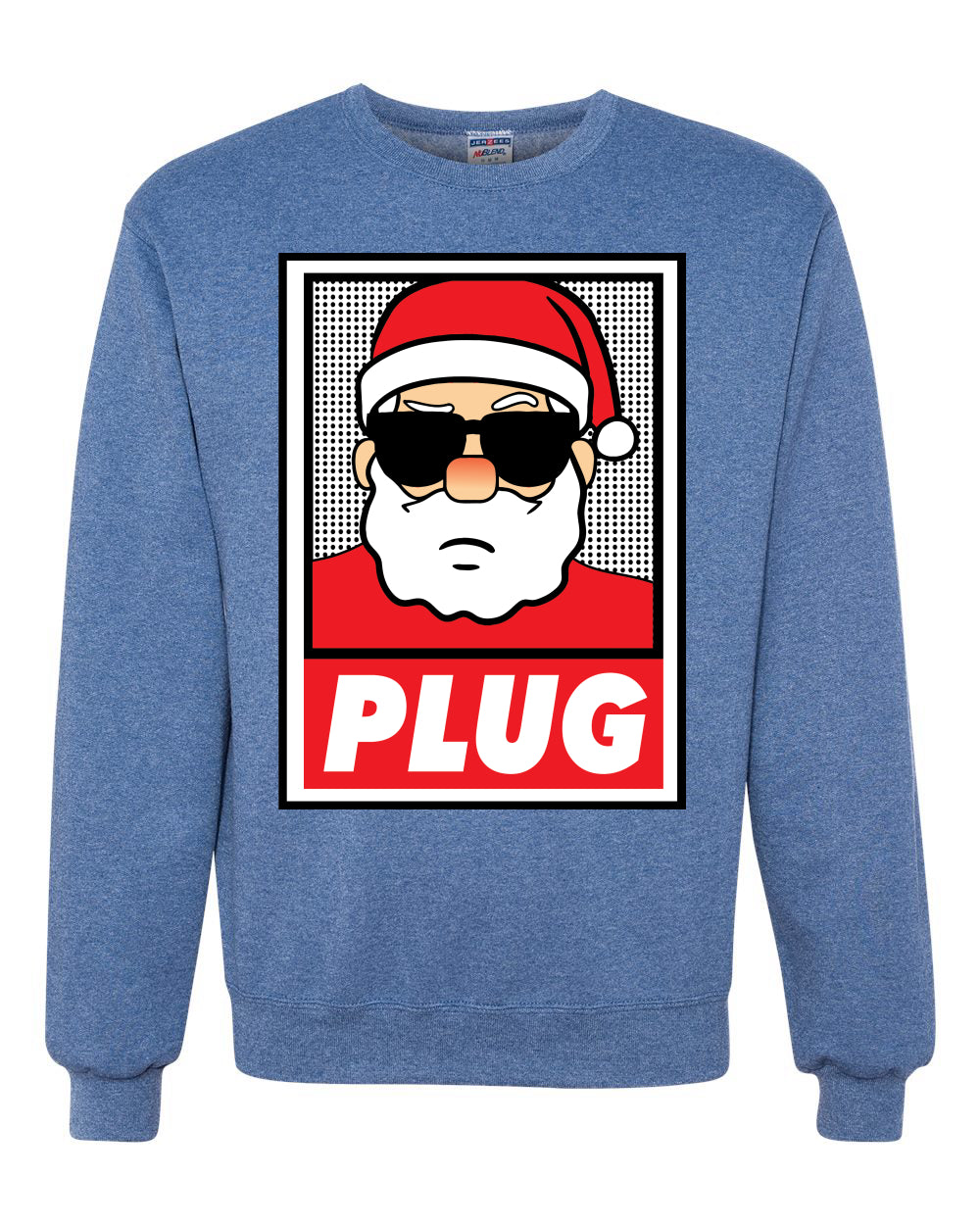 Santa Claus Plug Narcos Pablo Funny Christmas Unisex Crewneck Graphic Sweatshirt