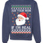 Ask Your Mom If I'm Real Funny Santa Christmas Unisex Crewneck Graphic Sweatshirt
