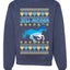 Jewnicorn Jewish Unicorn Funny Hanukkah Hanukkah Unisex Crewneck Graphic Sweatshirt
