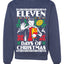 Eleven Days of Christmas Christmas Unisex Crewneck Graphic Sweatshirt
