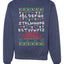 Alphabet A-Z Christmas lights Christmas Unisex Crewneck Graphic Sweatshirt