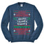 Merry Christmas Holiday Alphabet Christmas Unisex Crewneck Graphic Sweatshirt