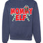 Mommy Elf Unisex Crewneck Graphic Sweatshirt