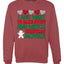 I Just want to Make Stuff and Watch Christmas Movies Ugly Christmas Sweater Christmas Unisex Crewneck Graphic Sweatshirt