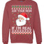 Ask Your Mom If I'm Real Funny Santa Christmas Unisex Crewneck Graphic Sweatshirt