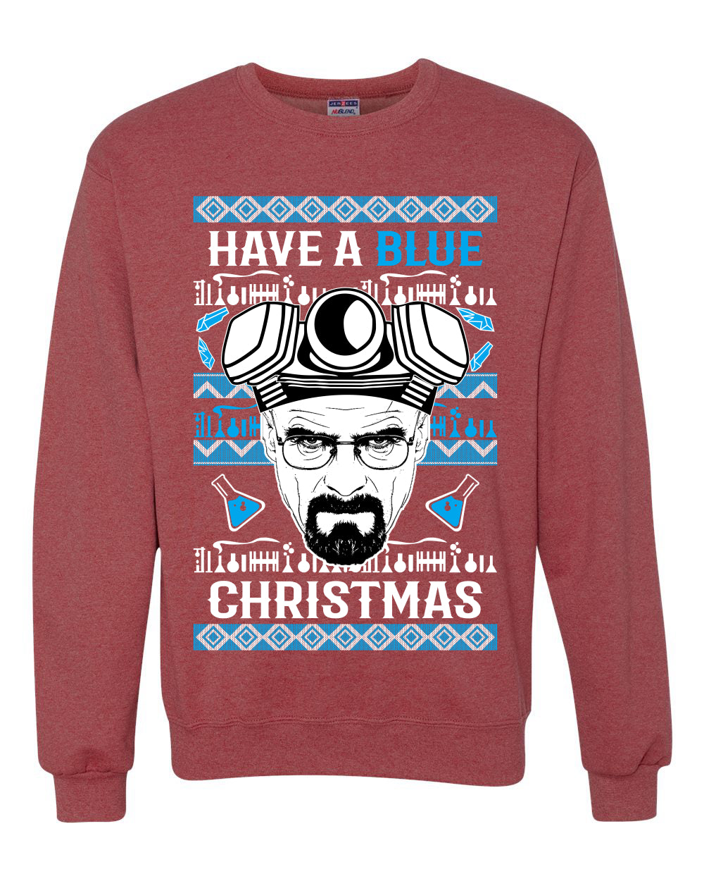 Have a Blue Christmas Walter Breaking TV Christmas Unisex Crewneck Graphic Sweatshirt