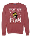I Don't Roll on Shabbos Funny Walter Quote Big Lebowski Christmas Unisex Crewneck Graphic Sweatshirt