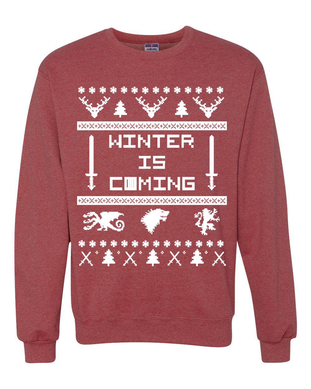 Winter is Coming | GoT Christmas Unisex Crewneck Graphic Sweatshirt