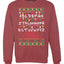 Alphabet A-Z Christmas lights Christmas Unisex Crewneck Graphic Sweatshirt