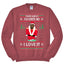 Santas Favorite Ho | Xmas Ye I Love It Christmas Unisex Crewneck Graphic Sweatshirt