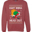 Ight Imma Head Out Funny Santa Xmas Meme Christmas Unisex Crewneck Graphic Sweatshirt