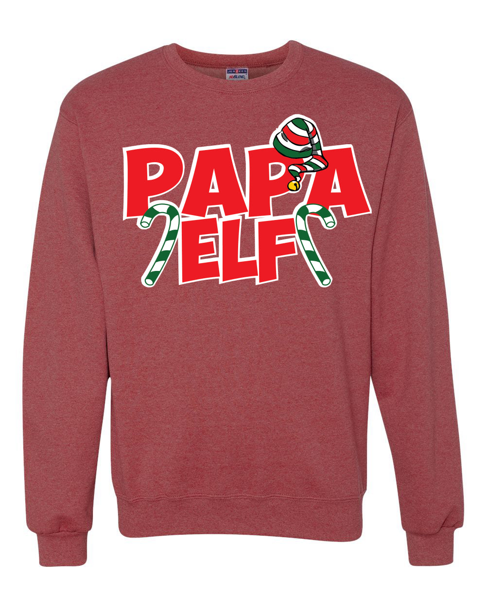 Papa Elf Unisex Crewneck Graphic Sweatshirt