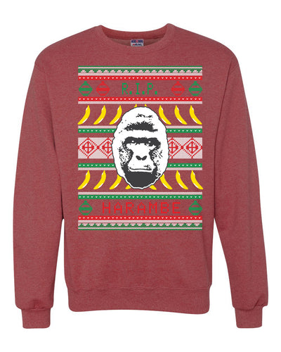 Harambe R.I.P | RIP Christmas Unisex Crewneck Graphic Sweatshirt