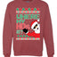 Santa Where My Hos At? Christmas Unisex Crewneck Graphic Sweatshirt