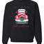 Merry Merry Christmas Red Car with Xmas Garland Merry Christmas Unisex Crewneck Graphic Sweatshirt