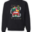Merry and Bright Red Car Merry Christmas Unisex Crewneck Graphic Sweatshirt