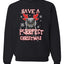 Have A Purrfect  Merry Christmas Unisex Crewneck Graphic Sweatshirt