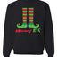 Mommy Elf Stocking Shoes Merry Christmas Unisex Crewneck Graphic Sweatshirt