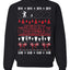 Stranger Merry Christmas Upside Down Bikes  Ugly Christmas Sweater Unisex Crewneck Graphic Sweatshirt