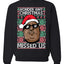 Funny Biggie Wonder Why Christmas Missed Us Ugly Christmas Sweater Unisex Crewneck Graphic Sweatshirt