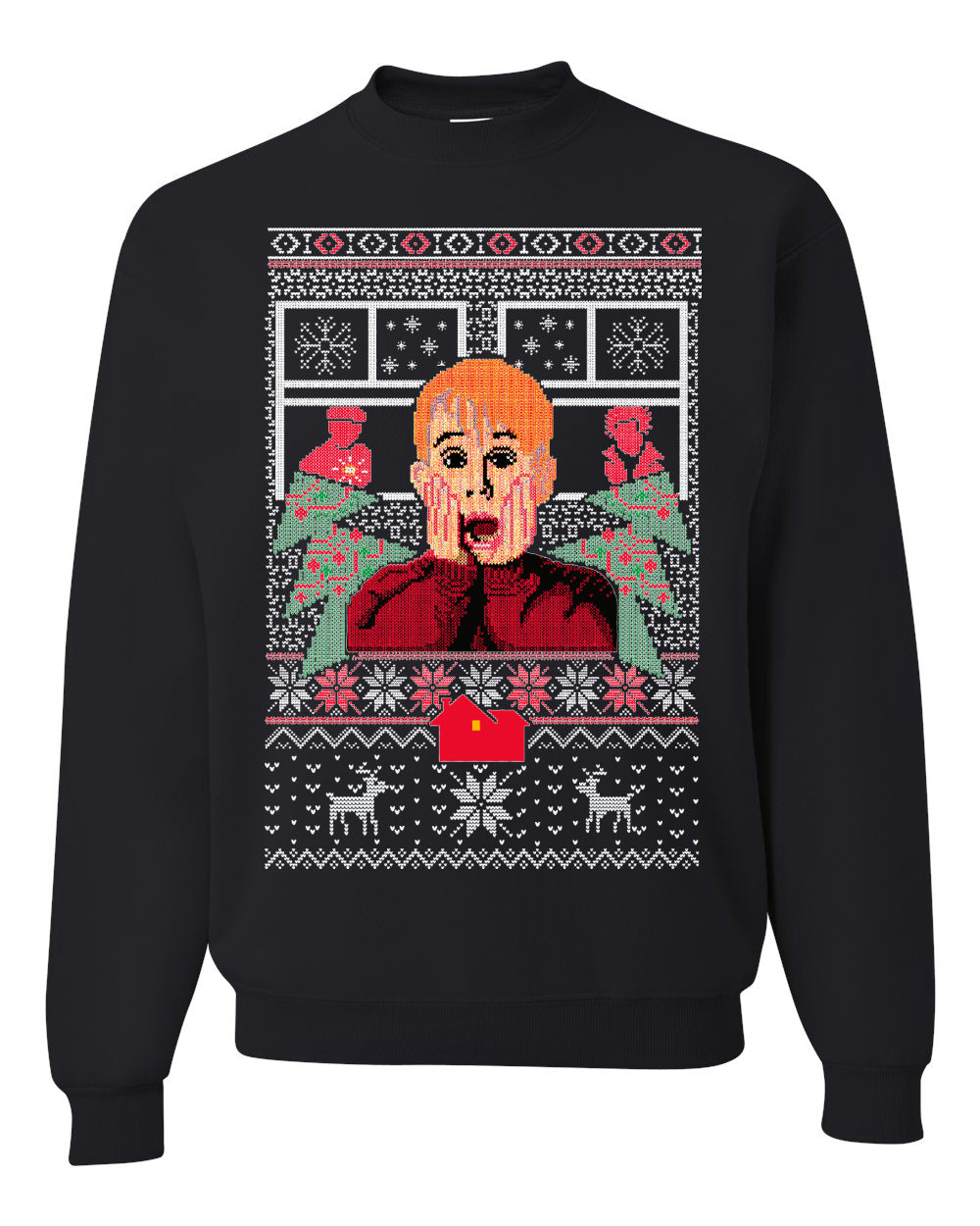 Kevin Merry Xmas Movie Fan Ugly Christmas Sweater Unisex Crewneck Graphic Sweatshirt
