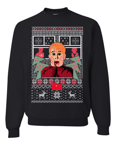 Kevin Merry Xmas Movie Fan Ugly Christmas Sweater Unisex Crewneck Graphic Sweatshirt
