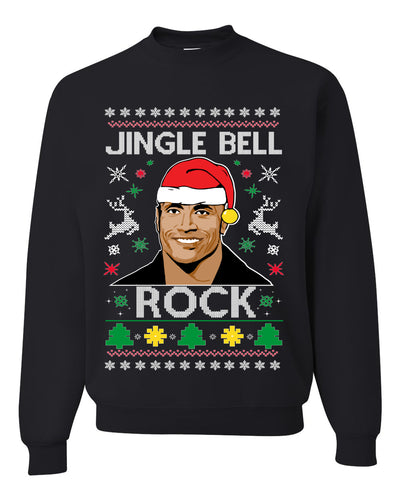 Jingle Bell Rock Ugly Christmas Sweater Unisex Crewneck Sweatshirt