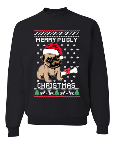 Merry PMerry Ugly Christmas Merry Ugly Christmas Sweater Unisex Crewneck Graphic Sweatshirt