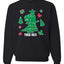 Merry Christmas Trex Tree Rex Merry Christmas Unisex Crewneck Graphic Sweatshirt
