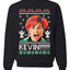 Kevin's Mom Screaming Kevin!  Ugly Christmas Sweater Unisex Crewneck Sweatshirt