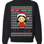 Red Light Green Light Ugly Christmas Sweater Unisex Crewneck Graphic Sweatshirt