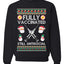 Fully Vaccinated Still Antisocial Ugly Christmas Sweater Unisex Crewneck Graphic Sweatshirt