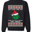 Just Took A DNA Test Turns Out I'm 100% That Grinch Ugly Christmas Sweater Unisex Crewneck Graphic Sweatshirt