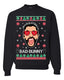 Bad Bunny Funny Ugly Christmas Sweater Unisex Crewneck Graphic Sweatshirt