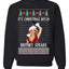 It's Christmas Bitch Britney Spears  Ugly Christmas Sweater Unisex Crewneck Sweatshirt
